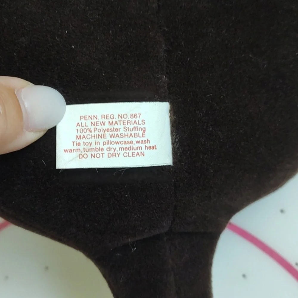 Vintage 1985 Tonka Pound Puppies Chocolate Brown *TEAR* - Picture 8 of 8